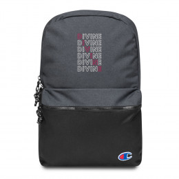 I Am DIVINE Embroidered Champion Backpack